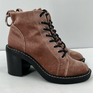 Dolce Vita Pink Combat Boots